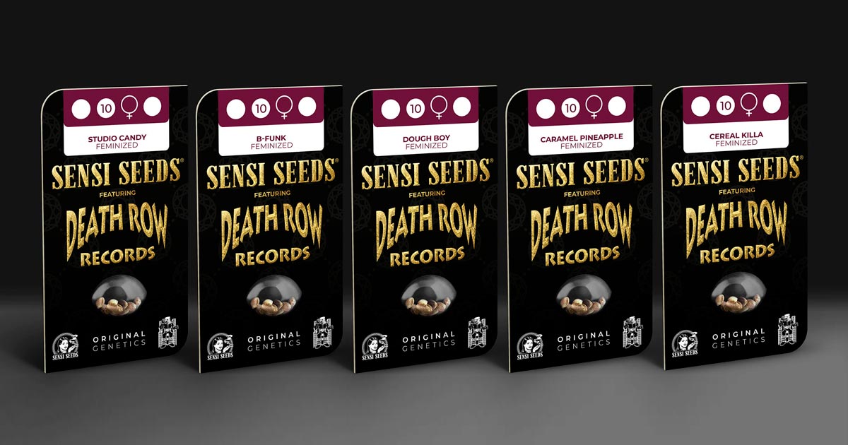 Sensi Seeds und Death Row Records bringen ihre Cannabis-Sorten auf den Markt