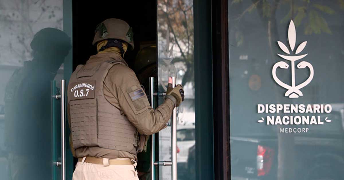 Razzia in einer Cannabis-Ausgabestelle in Chile
